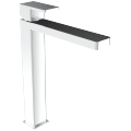 Mélangeur de bassin High Spout à levier unique avec décoration en fibre de carbone Tapware lavage Hand Tap Souier de douche Réseaux de salle de bain robinets